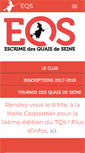 Mobile Screenshot of escrimequaisdeseine.fr